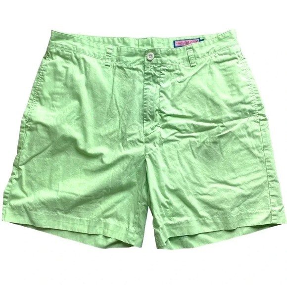 VINEYARD VINES MENS SHORTS BOTTOMS SUMMER GREEN CASUAL BEACH MEN POOL SIZE 36 - Picture 1 of 3